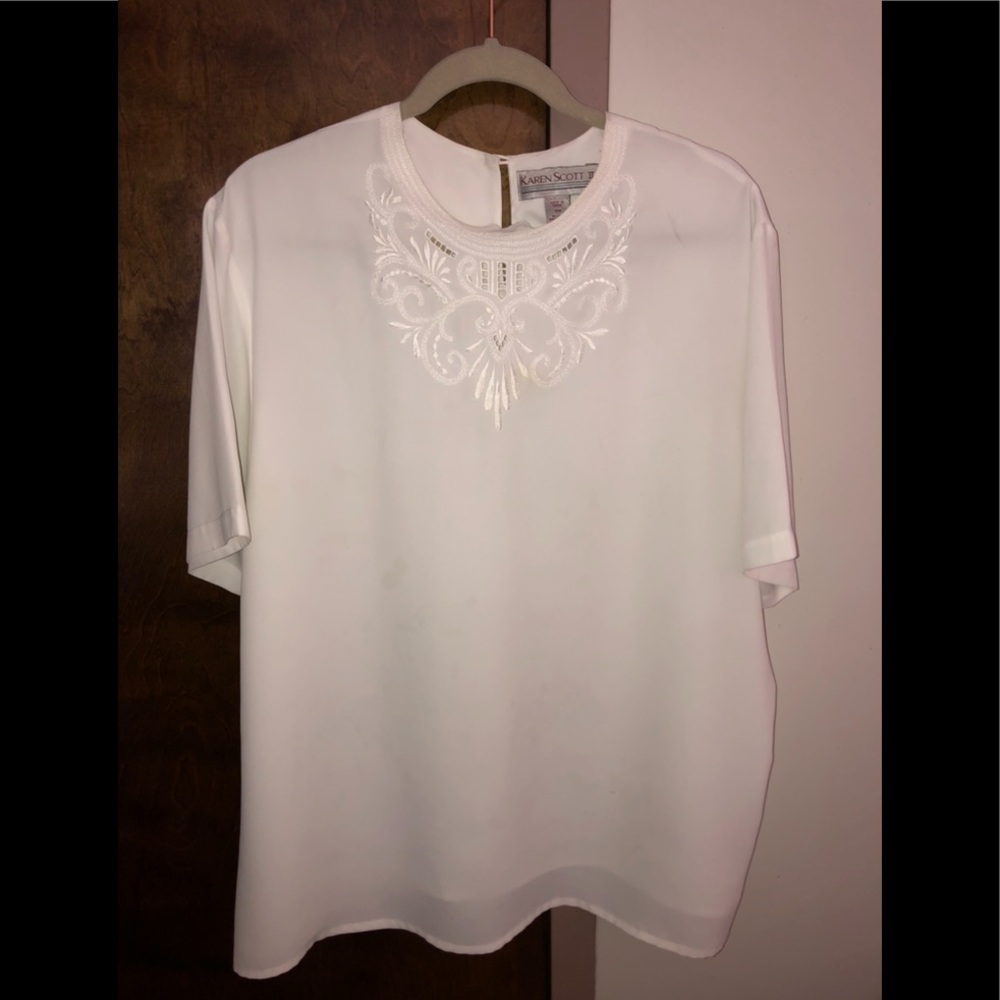 white blouse